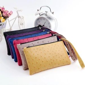 Yellow blue pink purple Wallets - Coin Purse